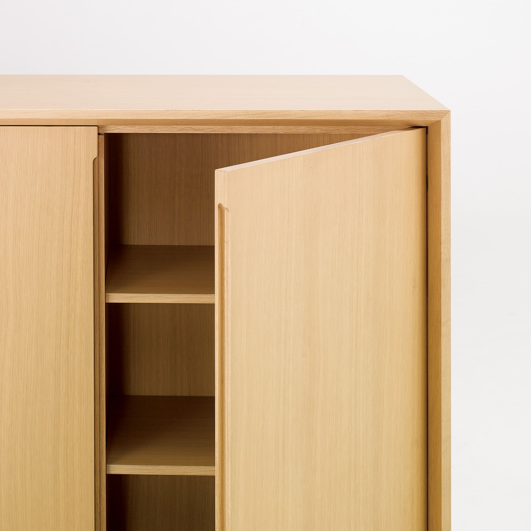 ビューロー Bureau  キャビネット 木製オフィス家具 シンプル しっかり KA4